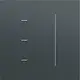 Gira 536573 touch dimmerknop Systeem 3000 tastdimmer Systeem 70 antraciet mat