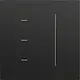 Gira 536574 touch dimmerknop Systeem 3000 tastdimmer Systeem 70 zwart mat