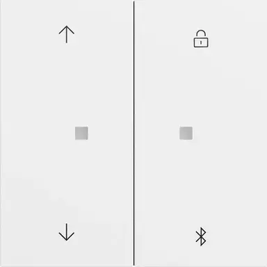 Gira 536772 Systeem 3000 Bluetooth bedieningselement met pijlsymbolen Systeem 70 wit mat