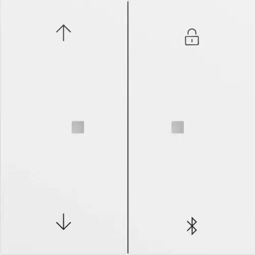 Gira 536772 Systeem 3000 Bluetooth bedieningselement met pijlsymbolen Systeem 70 wit mat