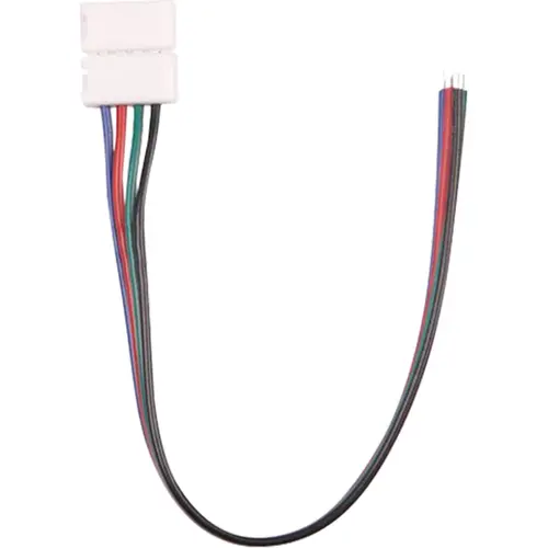Yphix 50056530 RGB LED-stripconnector strip-naar-draad 12/24V 5050 SMD IP20 15 cm