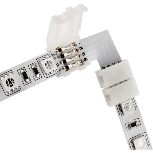 Yphix 50056534 RGB LED-stripconnector 90° strip-naar-strip 12/24V 5050 SMD IP20