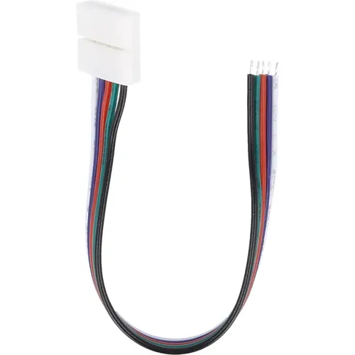 Yphix 50056561 RGBW LED-stripconnector strip-naar-draad 24V 5050 SMD IP20 15 cm