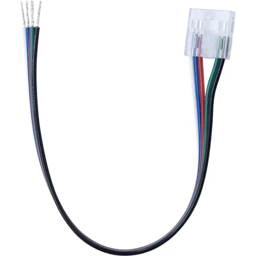 Yphix 50056558 RGBW COB LED-stripconnector strip-naar-draad 24V IP20 15 cm