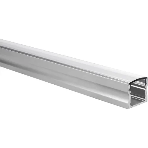 Yphix 50289425 LED-stripprofiel Potenza hoog aluminium 1 meter inclusief transparante afdekkap