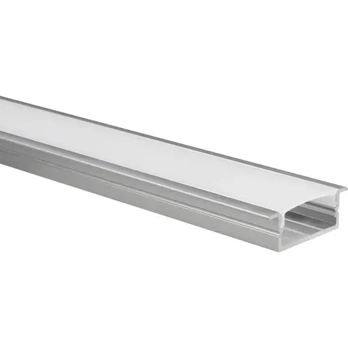 Yphix 50289460 LED-stripprofiel Marconia breed aluminium 1 meter inclusief melkwitte afdekkap