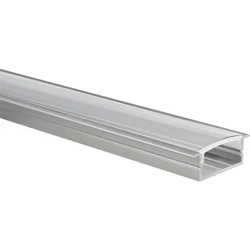 Yphix 50289462 LED-stripprofiel Marconia breed aluminium 1 meter inclusief transparante afdekkap