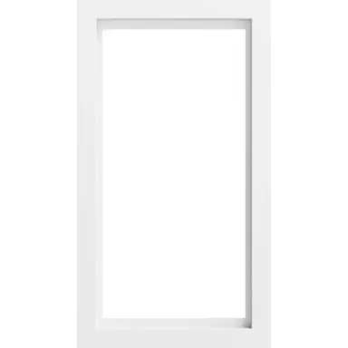 Gira 100272 afdekraam 2-voudig zonder middenstijl F200 wit mat