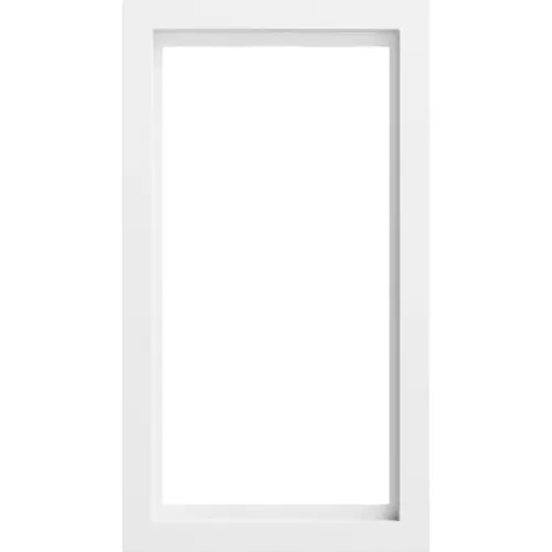 Gira 100272 afdekraam 2-voudig zonder middenstijl F200 wit mat
