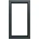 Gira 100273 afdekraam 2-voudig zonder middenstijl F200 antraciet