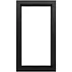 Gira 100274 afdekraam 2-voudig zonder middenstijl F200 zwart mat