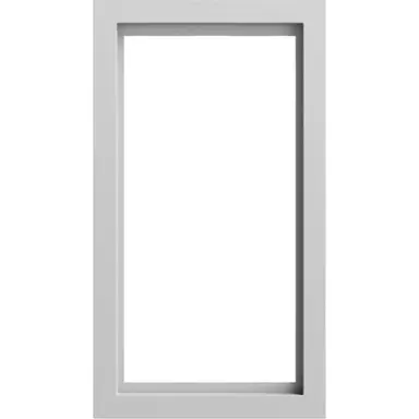 Gira 100276 afdekraam 2-voudig zonder middenstijl F200 grijs mat