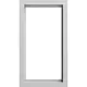 Gira 100276 afdekraam 2-voudig zonder middenstijl F200 grijs mat