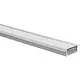 Yphix 50289445 LED-stripinbouwprofiel Matera laag aluminium 1 meter inclusief transparante afdekkap