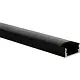 Yphix 50289483 LED-stripprofiel Potenza laag zwart 1 meter inclusief zwarte afdekkap