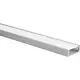 Yphix 50289400 LED-stripprofiel Felita extra laag aluminium 1 meter inclusief melkwitte afdekkap