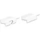 Yphix 50289924 Eindkappen voor LED-stripprofiel Matera laag wit (set van 2)