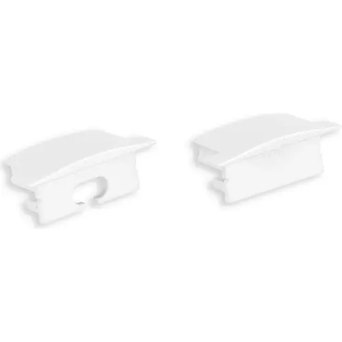 Yphix 50289926 Eindkappen voor LED-stripprofiel Marconia wit (set van 2)