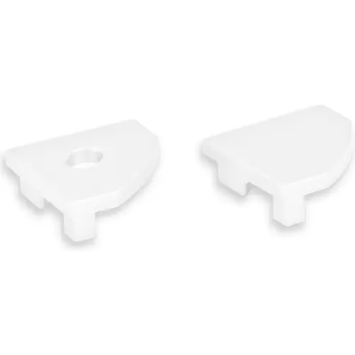Yphix 50289927 Eindkappen voor LED-stripprofiel Tarenta wit (set van 2)