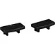 Yphix 50289951 Eindkappen voor LED-stripprofiel Potenza laag zwart (set van 2)