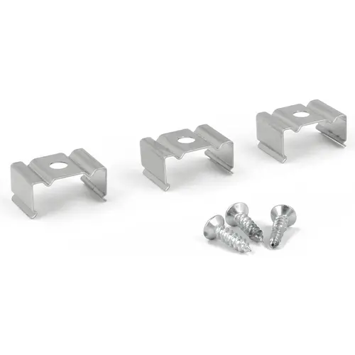 Yphix 50289981 Aluminium montageclips voor LED-stripprofiel Potenza laag (3 stuks)
