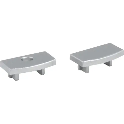 Yphix 50289989 Eindkappen voor LED-stripprofiel Potenza laag grijs (set van 2)