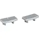Yphix 50289989 Eindkappen voor LED-stripprofiel Potenza laag grijs (set van 2)