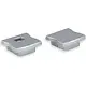 Yphix 50289993 Eindkappen voor LED-stripprofiel Matera hoog grijs (set van 2)