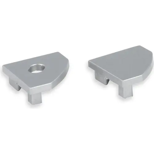Yphix 50289995 Eindkappen voor LED-stripprofiel Tarenta grijs (set van 2)