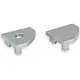 Yphix 50289995 Eindkappen voor LED-stripprofiel Tarenta grijs (set van 2)