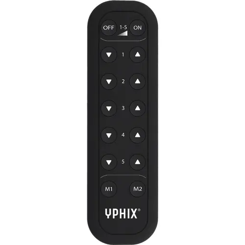 Yphix 50208610 RF-afstandsbediening voor Yphix 5ZD-leddimmers zwart
