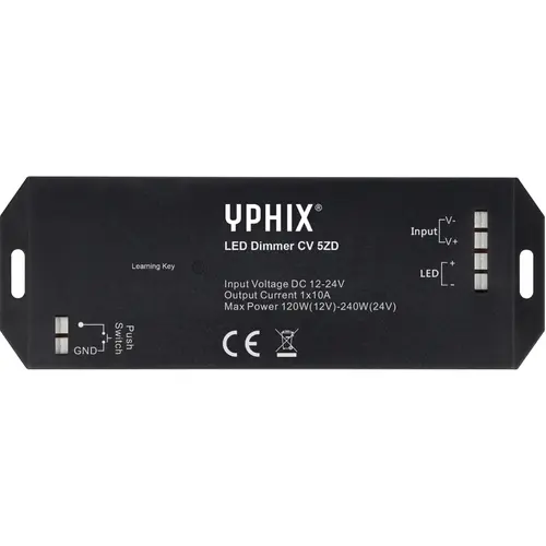 Yphix 50208620 RF-ledstripdimmer CV-5ZD 12-24 V