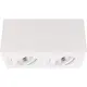 Yphix 50114826 Palermo opbouwspot 2-voudig kantelbaar wit