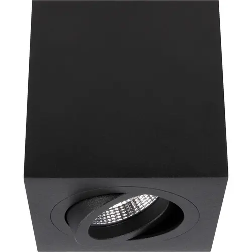 Yphix 50114854 Palermo opbouwspot 1-voudig kantelbaar zwart