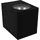 Yphix 50241020 Kubbe wandlamp down zwart GU10 IP44