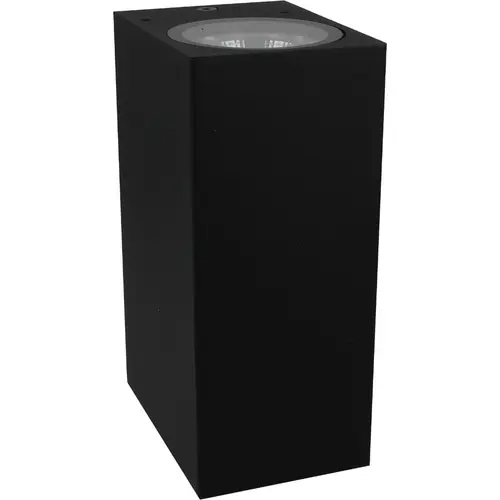 Yphix 50241021 Kubbe 2 wandlamp up/down zwart GU10 IP44