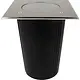 Yphix 50228010 Novus grondspot vierkant kantelbaar GU10 IP67 RVS