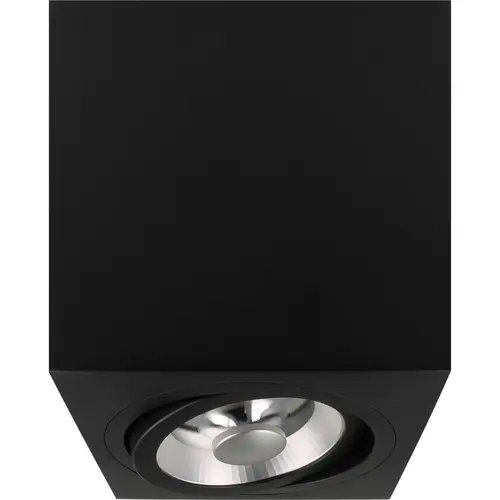 Yphix 50114827 Palermo AR111 opbouwspot vierkant kantelbaar zwart