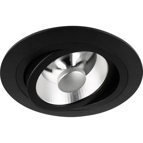 Yphix 50114430 Venezia AR111 inbouwspot rond kantelbaar zwart