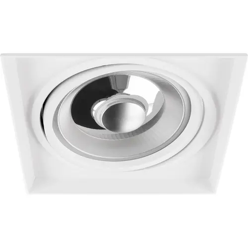 Yphix 50114502 Venezia AR111 inbouwspot vierkant randloos verdiept kantelbaar wit