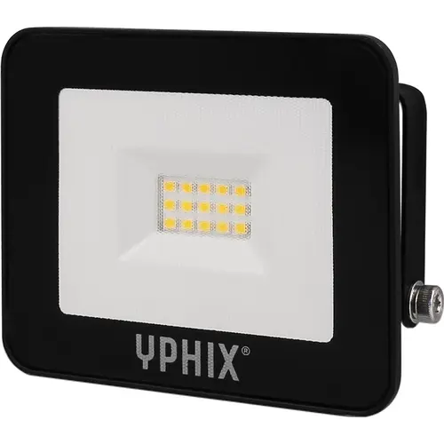 Yphix 50508211 Pro LED-breedstraler 10 W 4000 K IP65 zwart