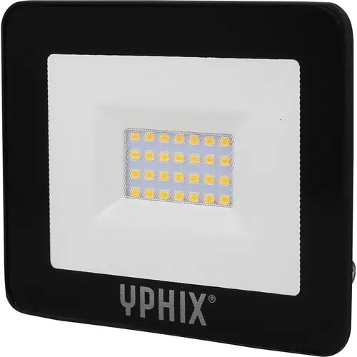 Yphix 50508230 Pro LED-breedstraler 30 W 3000 K IP65 zwart