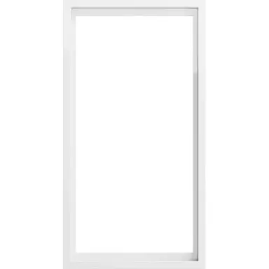 Gira 100280 afdekraam 2-voudig zonder middenstijl F300 wit glans