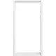 Gira 100280 afdekraam 2-voudig zonder middenstijl F300 wit glans