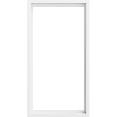 Gira 100282 afdekraam 2-voudig zonder middenstijl F300 wit mat