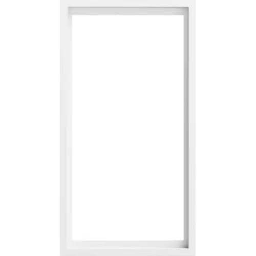 Gira 100282 afdekraam 2-voudig zonder middenstijl F300 wit mat