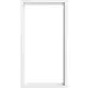 Gira 100282 afdekraam 2-voudig zonder middenstijl F300 wit mat