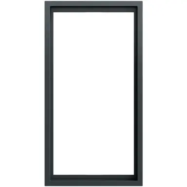 Gira 100283 afdekraam 2-voudig zonder middenstijl F300 antraciet