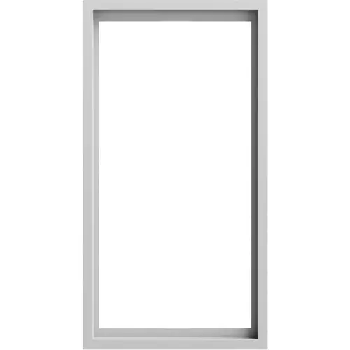 Gira 100286 afdekraam 2-voudig zonder middenstijl F300 grijs mat
