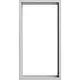 Gira 100286 afdekraam 2-voudig zonder middenstijl F300 grijs mat